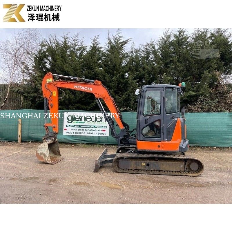 Gebruikte Hitachi ZX55U mini graafmachine. Japanse originele.