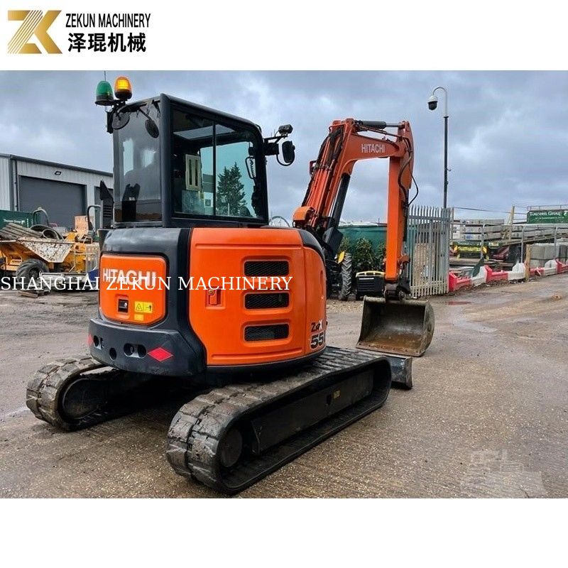 Gebruikte Hitachi ZX55U mini graafmachine. Japanse originele.