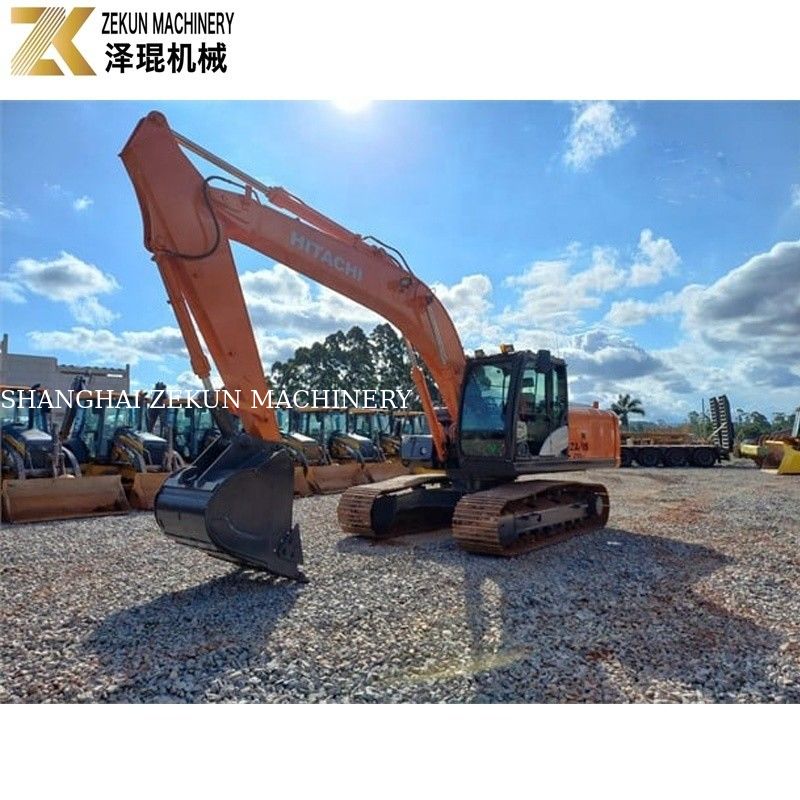 Gebruikte Hitachi ZX210 graafmachine ZX210LC ZX210LC-3 met originele Japanse motor op warmte