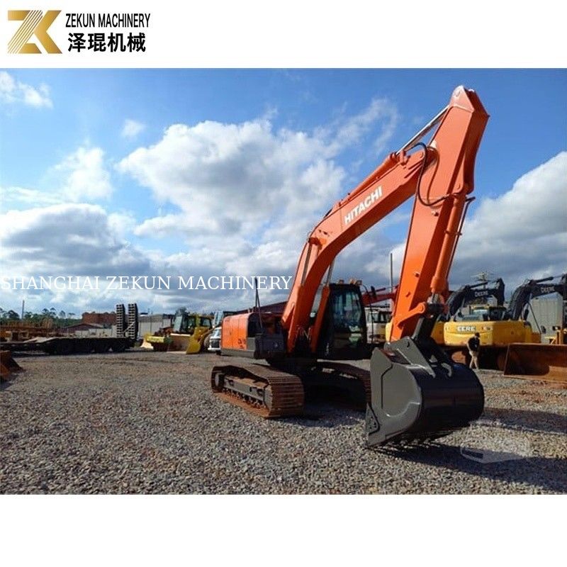 Gebruikte Hitachi ZX210 graafmachine ZX210LC ZX210LC-3 met originele Japanse motor op warmte