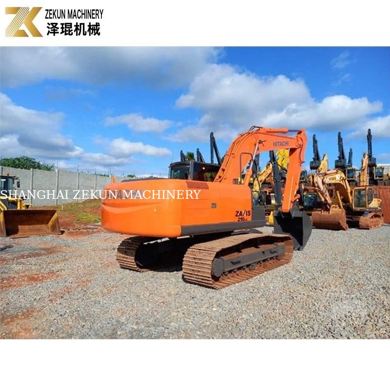 Gebruikte Hitachi ZX210 graafmachine ZX210LC ZX210LC-3 met originele Japanse motor op warmte
