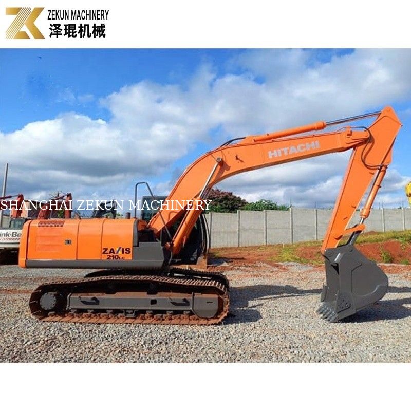 Gebruikte Hitachi ZX210 graafmachine ZX210LC ZX210LC-3 met originele Japanse motor op warmte