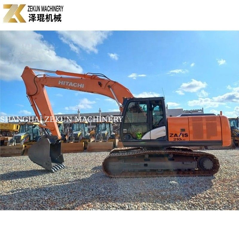 Gebruikte Hitachi ZX210 graafmachine ZX210LC ZX210LC-3 met originele Japanse motor op warmte
