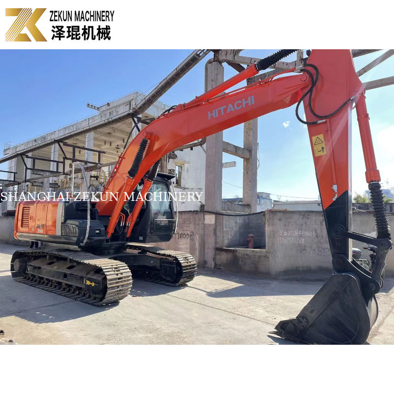 Laag werktijd Hitachi EX 200 Graafmachine met hydraulische pomp Andere hydraulische klep