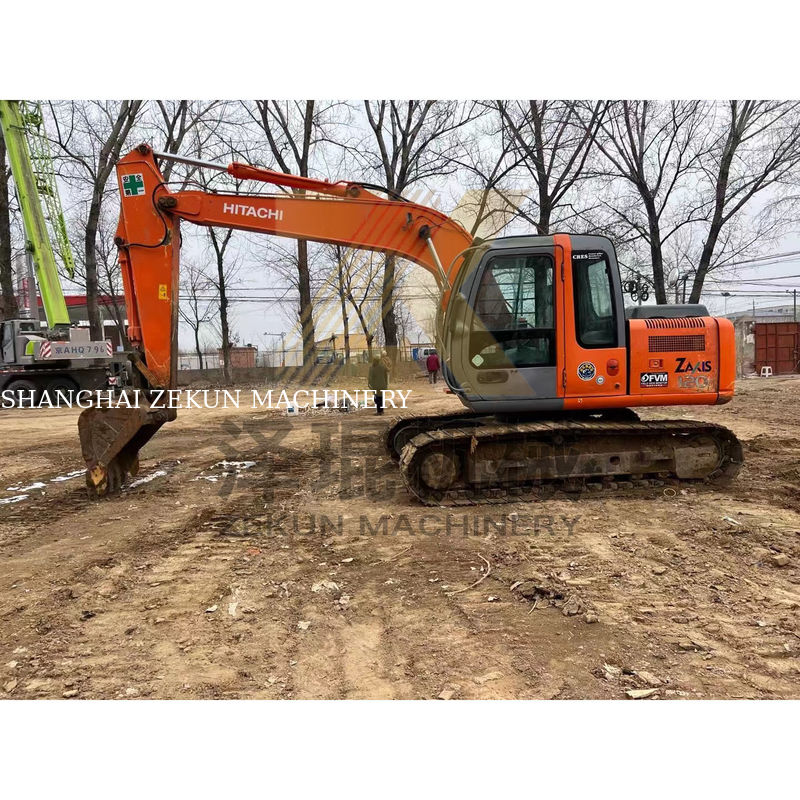 4001-6000 Werkuren Hitachi ZX120-6 tweedehands mini graafmachine met ISUZU-motor