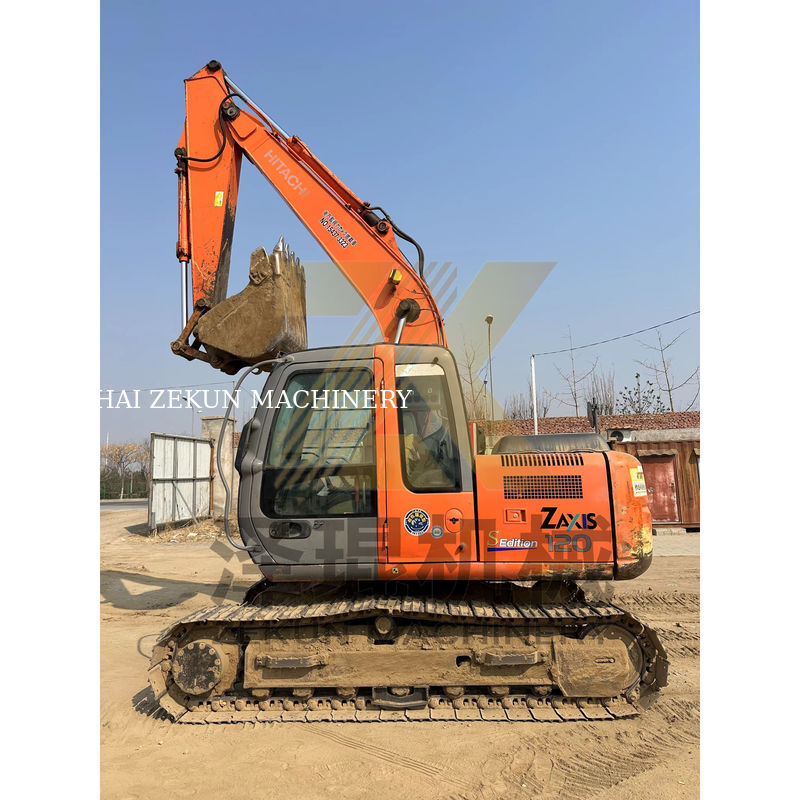 Gebruikte Hitachi ZX120-6 mini graafmachine in 12 ton bedrijfsgewicht 4001-6000 werkuren