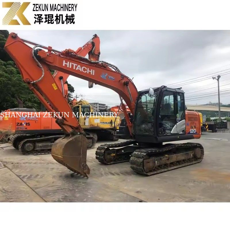 Hitachi ZX120-6 graafmachine met originele hydraulische pomp en werkgewicht 12 ton
