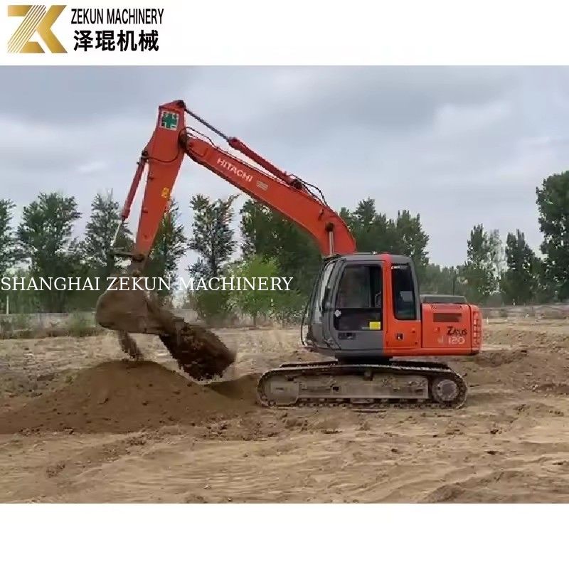 2012 Hitachi 120-2 graafmachine Originele onderdelen en rubberen spoor voor het graven