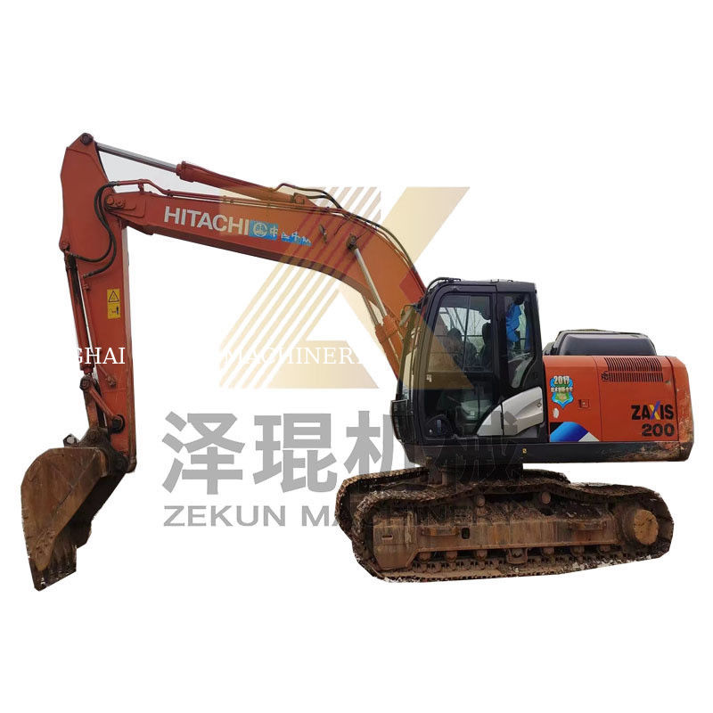 Gebruikte Hitachi ZX200-5 graafmachine 20 Ton Japanse originele voor uw bouwbehoeften