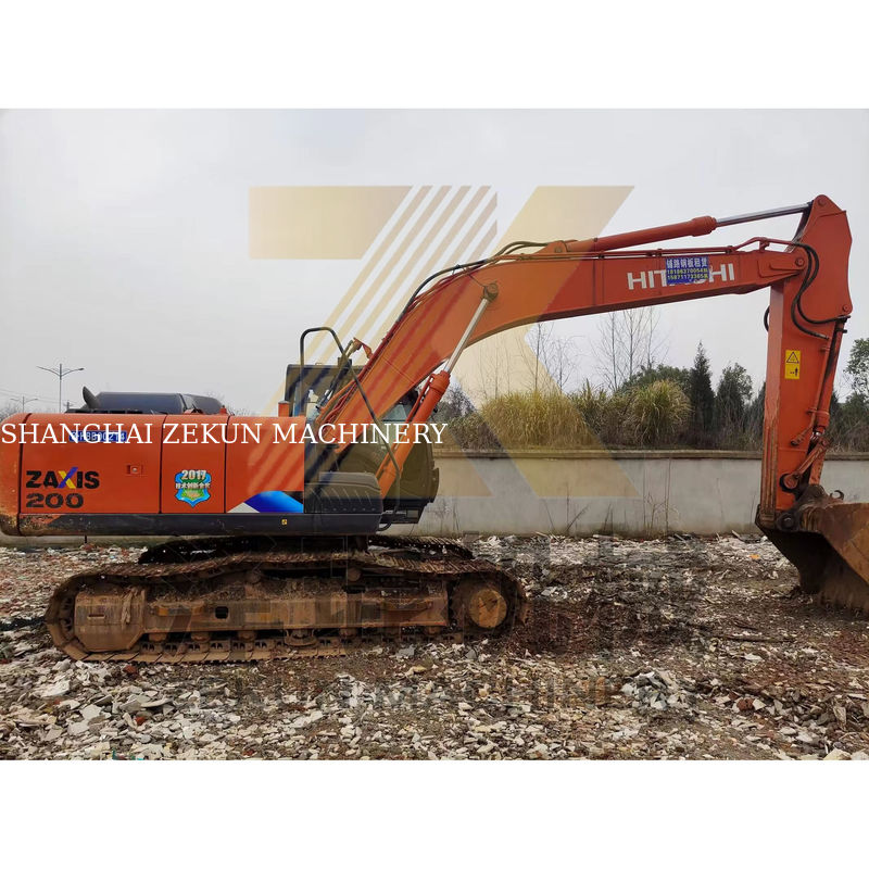 Gebruikte Hitachi ZX200-5 graafmachine 20 Ton Japanse originele voor uw bouwbehoeften