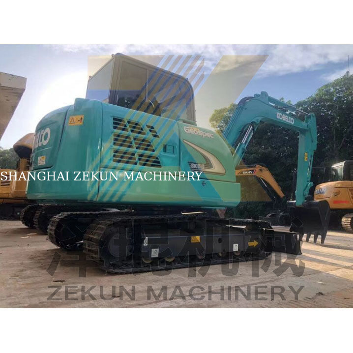 Gebruikte Kobelco SK60 Mini Graafmachine 35,5KW voor de Chinese markt