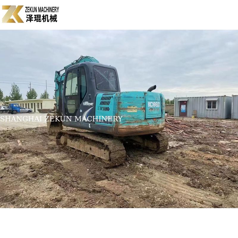 2017 Gebruikte Kobelco SK75-8 7.5 Ton Japanse graafmachine Originele ontwerp