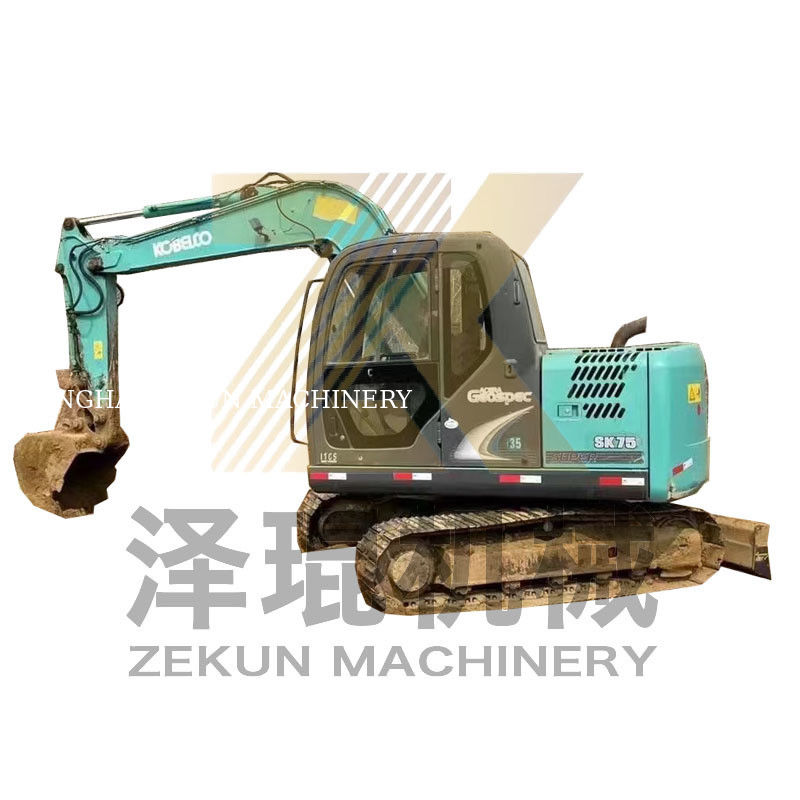 4001-6000 Werktijden Gebruikte Kobelco SK75-8 SR graafmachine voor op Shanghai Veilingen