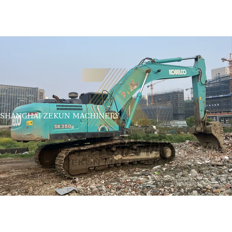 Goede staat Kobelco SK350LC 8 Graafmachine met 1,6 m3 emmercapaciteit en HINO-motor