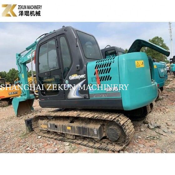 7 ton mini graafmachine Kobelco SK 75 SR UR met ISUZU-motor en originele hydraulische pomp