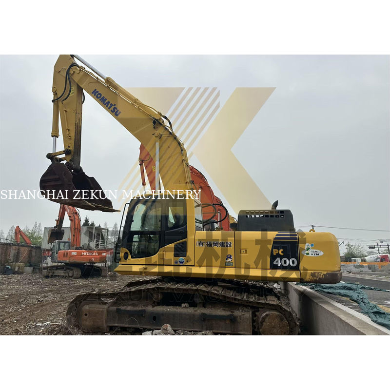 Gebruikte tweedehands Komatsu graafmachine 400 PC400 PC400-8R Digger Jaar 2015 Japanse vervaardiging