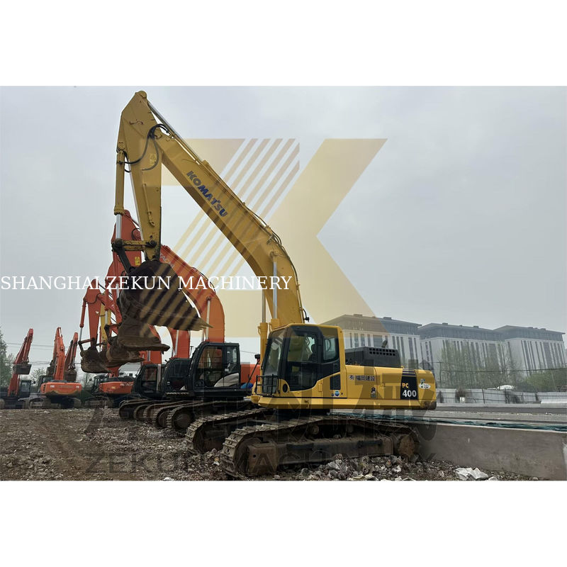 Gebruikte tweedehands Komatsu graafmachine 400 PC400 PC400-8R Digger Jaar 2015 Japanse vervaardiging