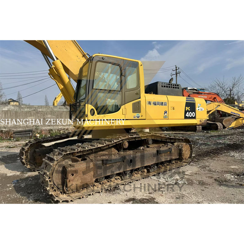 Gebruikte tweedehands Komatsu graafmachine 400 PC400 PC400-8R Digger Jaar 2015 Japanse vervaardiging
