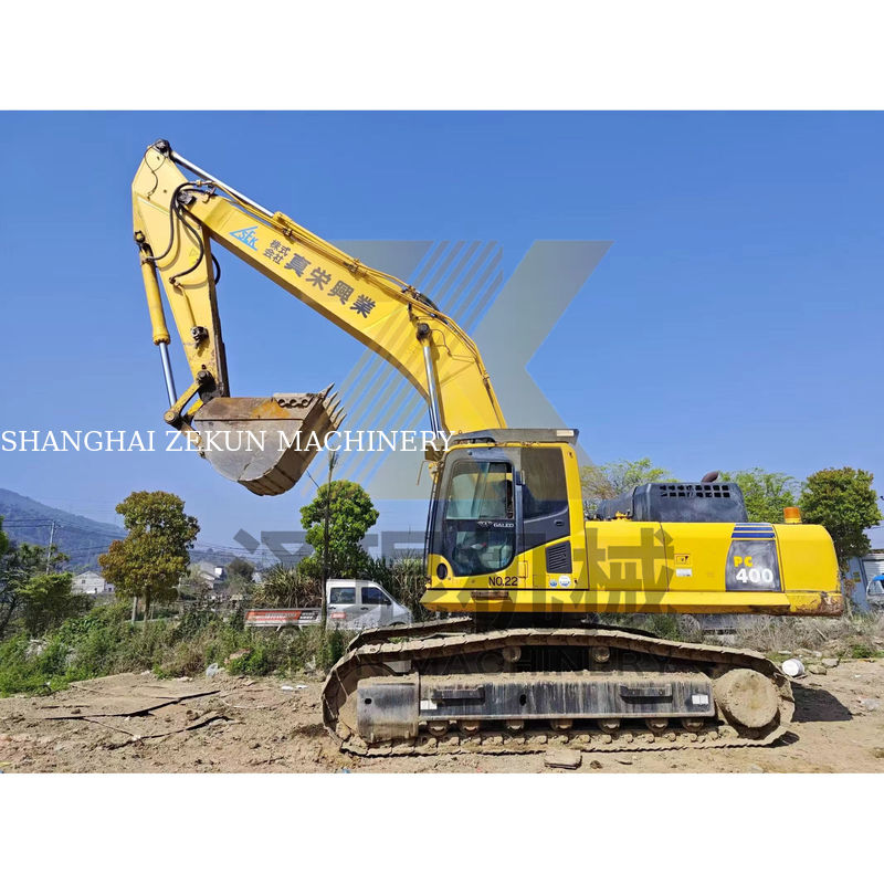 40 ton graafmachine gebruikt Komatsu PC400-7 graver in Shanghai 4000-6000 werkuren