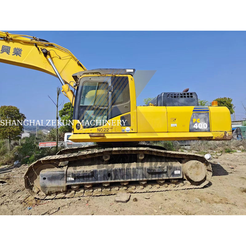 40 ton graafmachine gebruikt Komatsu PC400-7 graver in Shanghai 4000-6000 werkuren