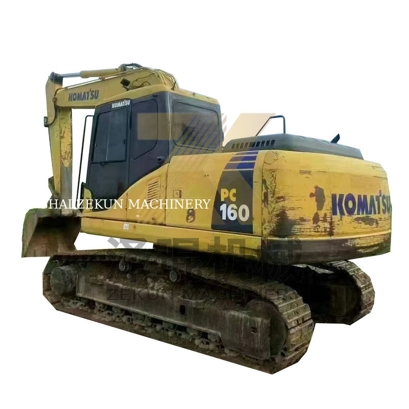 Komatsu PC160 16 ton graafmachine originele gebruikte machine met lage werktijden in Japan