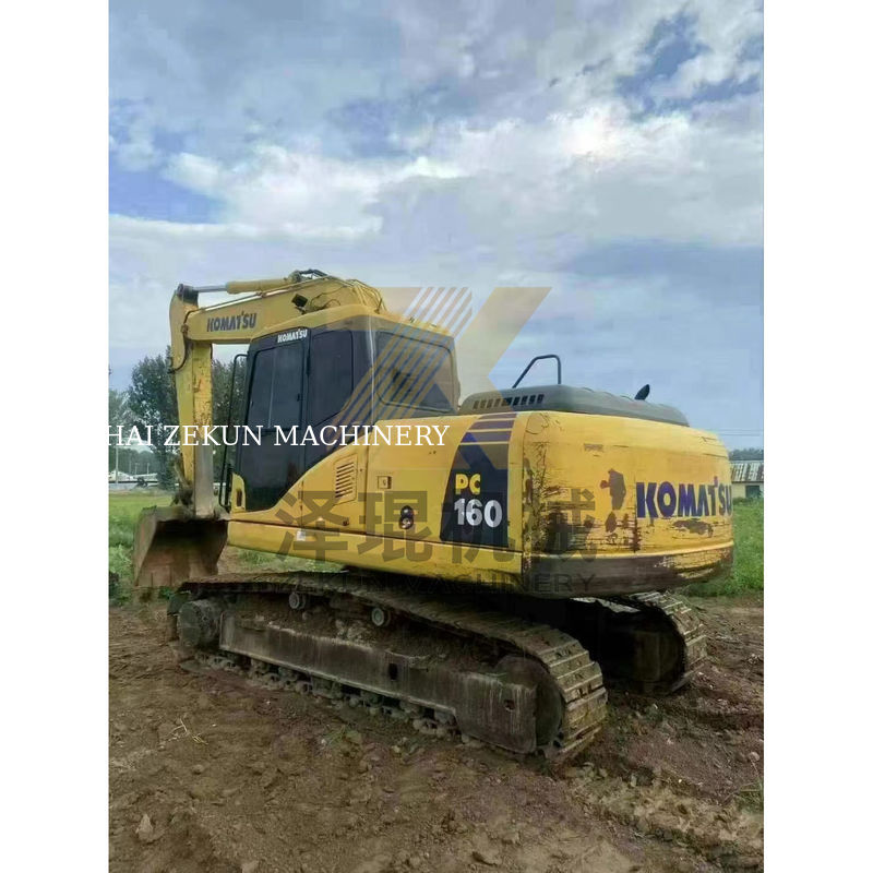 Komatsu PC160 16 ton graafmachine originele gebruikte machine met lage werktijden in Japan