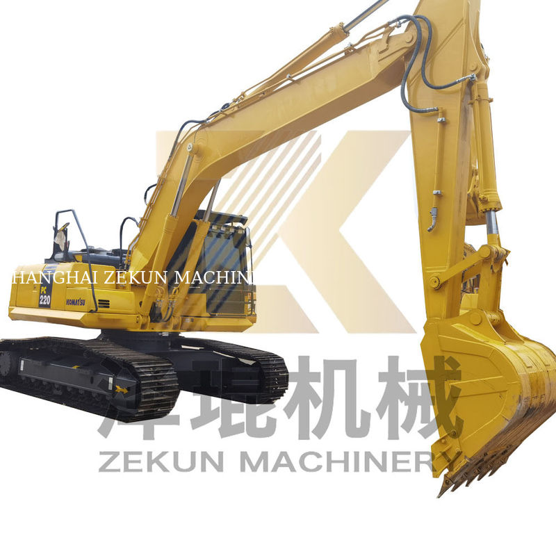 Gebruikte 22 ton Komatsu 220 PC220 graafmachine met een emmercapaciteit van 1 M3 en 1050 werkuren