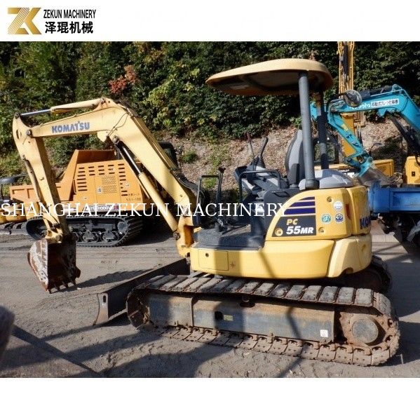 Japan Kleine bagger 5,5 ton Gebruikte Komatsu PC55 Graafmachine PC55MR PC55MR-2 Handleiding