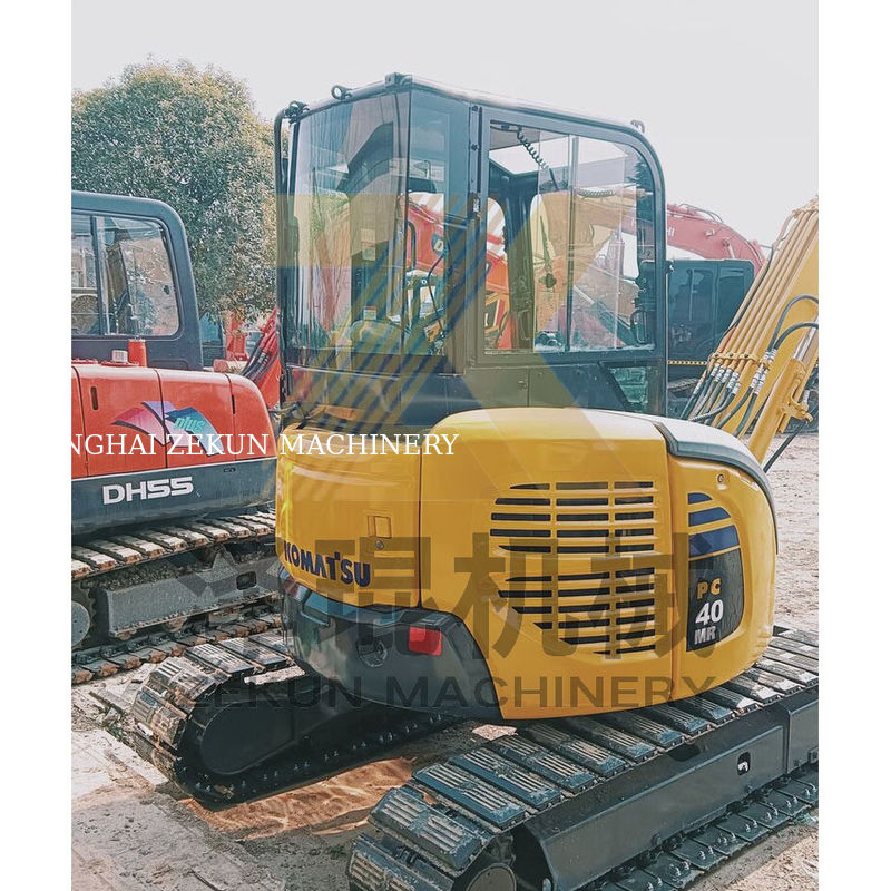 Kleine grootte Gebruikte Komatsu PC 40 Graafmachine PC40MR-1 PC40MR-2 met werktijden 2001-4000