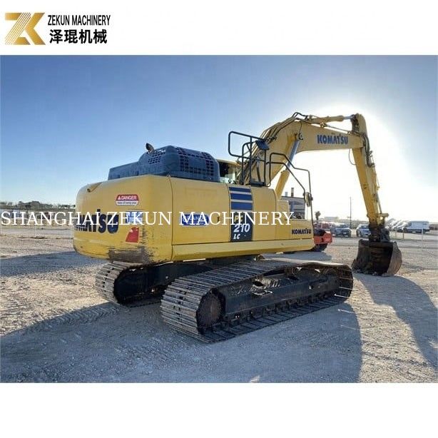 Gebruikte Komatsu PC 210-LC 7 Crawler graafmachine met rubber pads 20900 KG