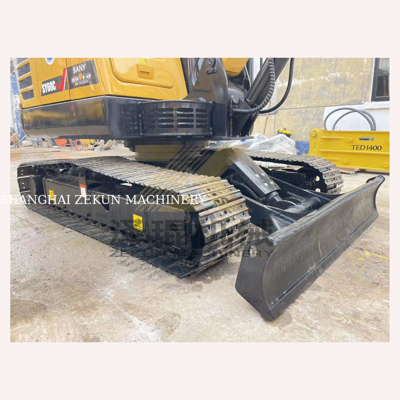 Sany SY60C Pro Crawler Hydraulische graafmachine met Sany-motor en 0-2000 werkuren