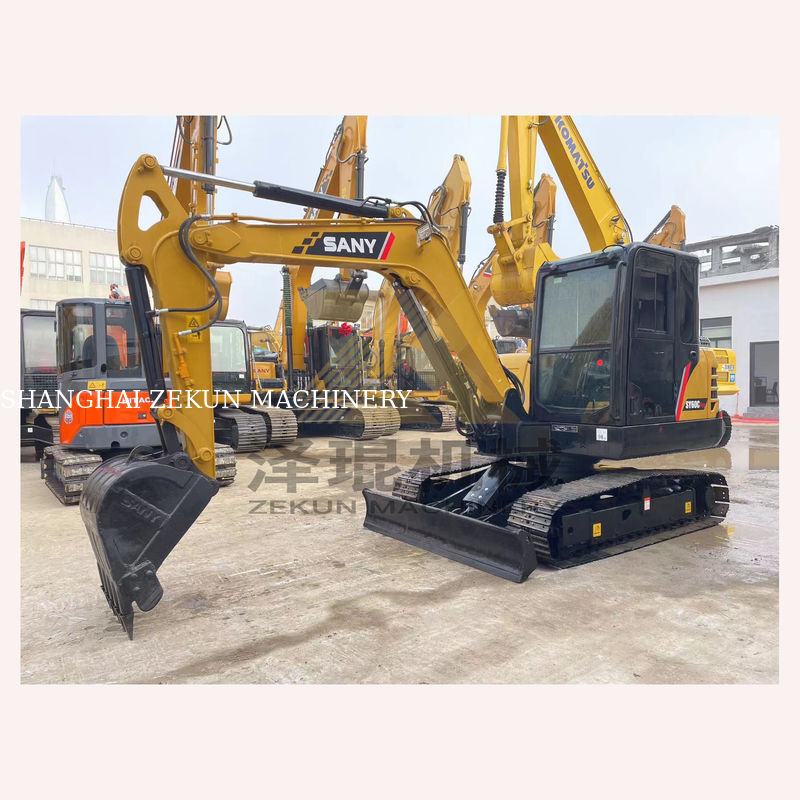 Sany SY60C Pro Crawler Hydraulische graafmachine met Sany-motor en 0-2000 werkuren