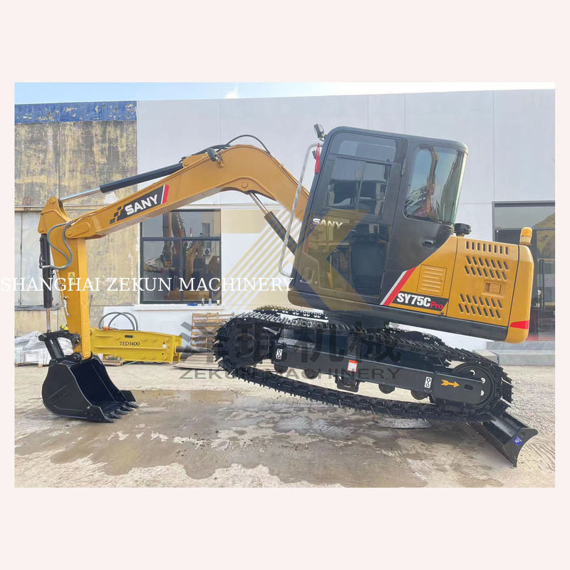 7500 KG Sany SY75C Pro graafmachine De perfecte combinatie van kracht en efficiëntie