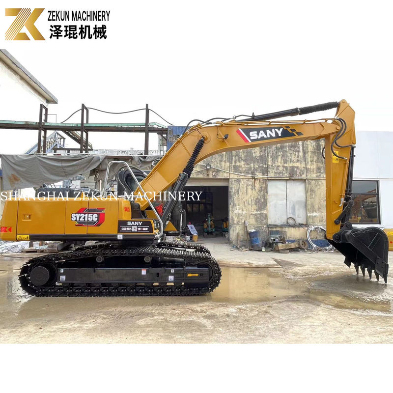 Goede prestaties 21 ton SANY Sy215c Crawler Excavator bij 90% staat en redelijk