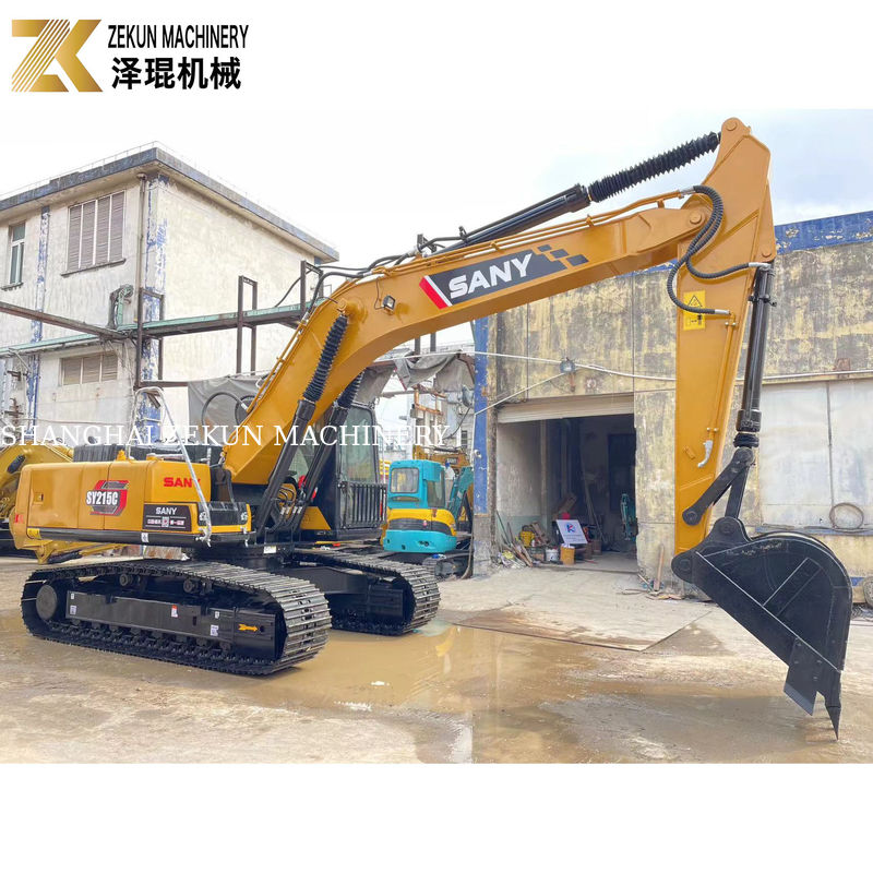 Goede prestaties 21 ton SANY Sy215c Crawler Excavator bij 90% staat en redelijk