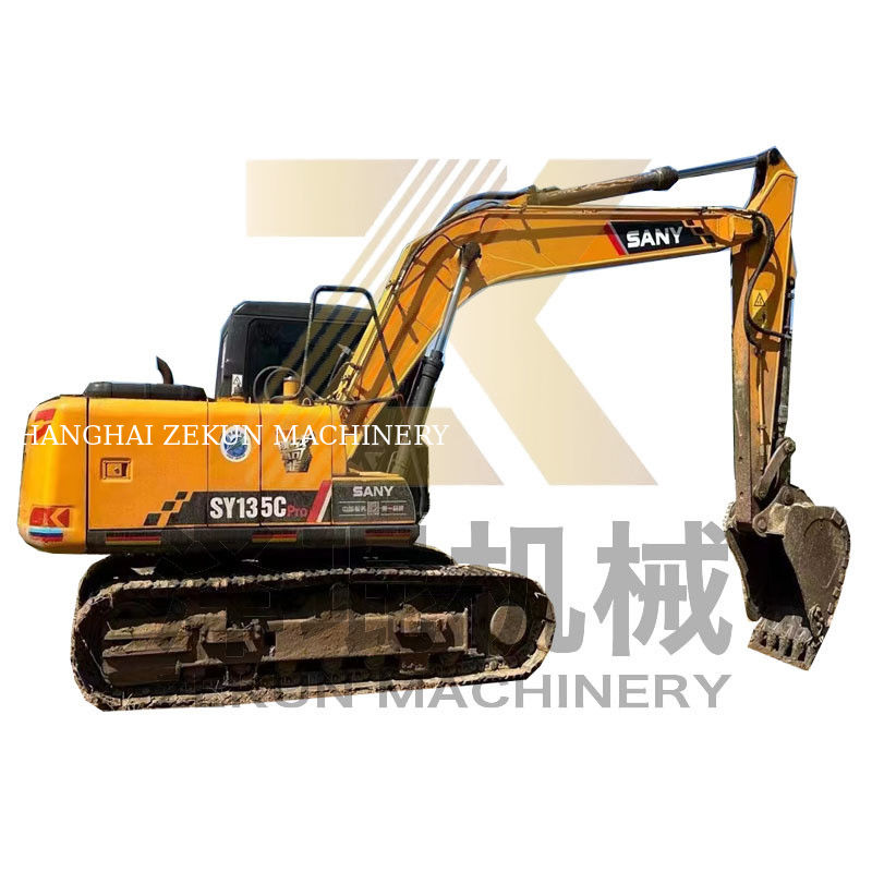 Sany SY135 Pro Crawler Graafmachine 0,6 m3 Emmercapaciteit 2001-4000 Werktijden gebruikt
