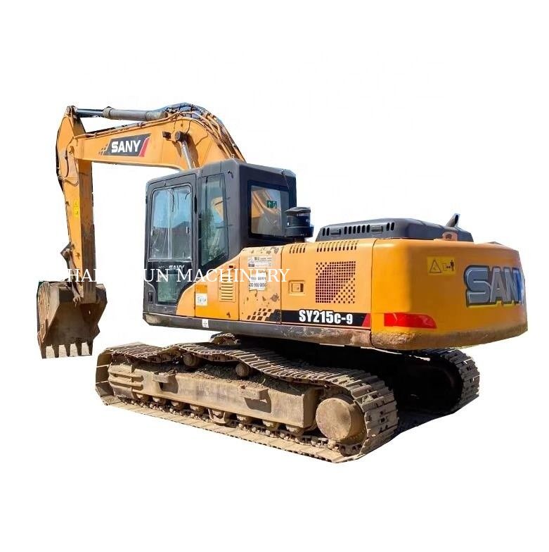 Gebruikte 21 ton Sany SY215C-9 SY215C PRO Crawler Excavator voor zware constructies