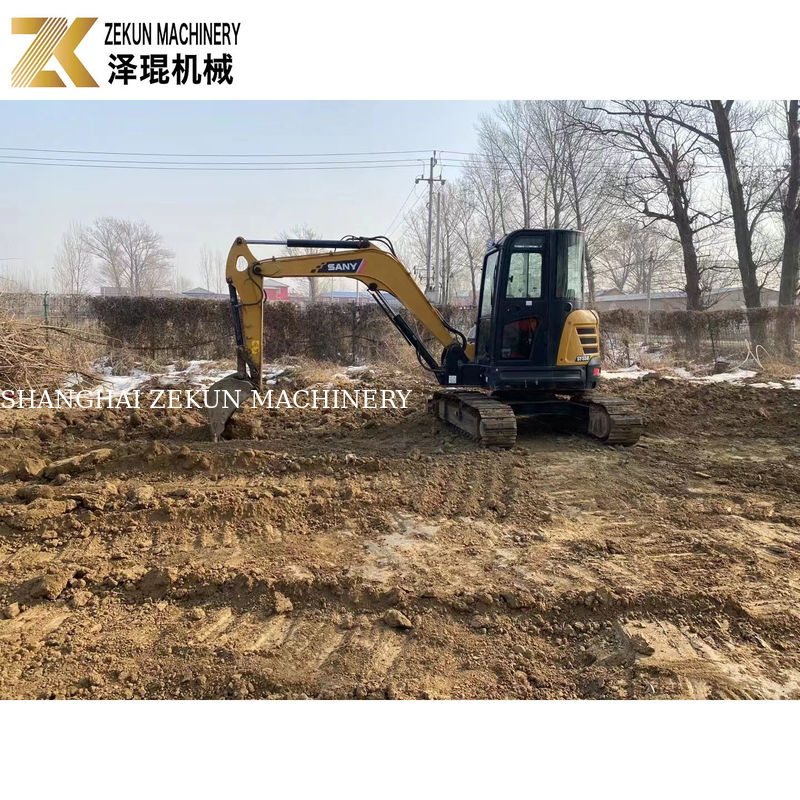 Gebruikte SANY SY55U Crawler Excavator 5,5 ton met een emmercapaciteit van 0,23 m3