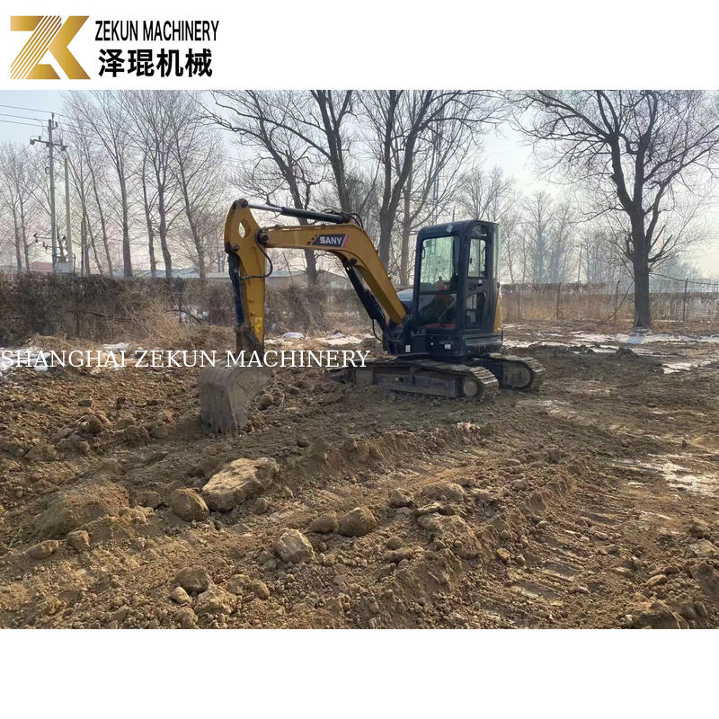 Gebruikte SANY SY55U Crawler Excavator 5,5 ton met een emmercapaciteit van 0,23 m3