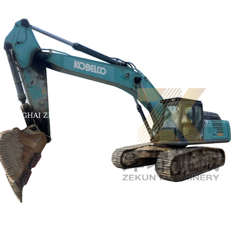 Gebruikte Kobelco SK380-graafmachine met andere hydraulische cilinders met een emmercapaciteit van 1,9 m3