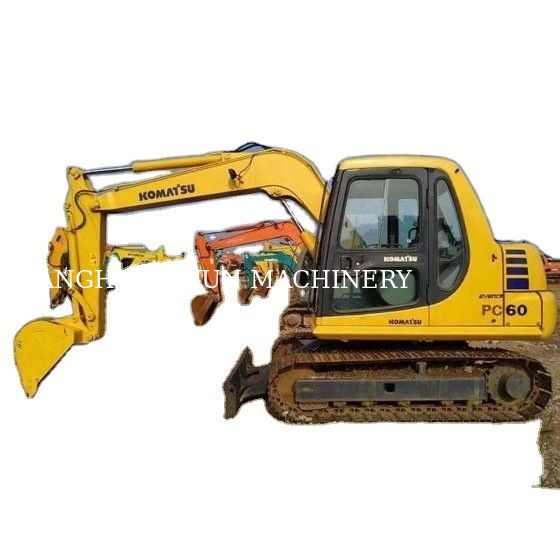 Gebruikte Komatsu PC60-7 graafmachine Originele uit Japan 2 ton bedrijfsgewicht Tweedehands Mini Digger