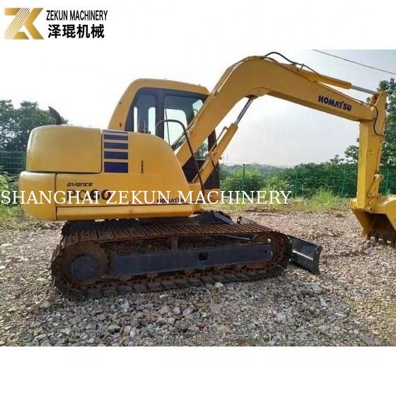 Gebruikte Komatsu PC60-7 graafmachine Originele uit Japan 2 ton bedrijfsgewicht Tweedehands Mini Digger