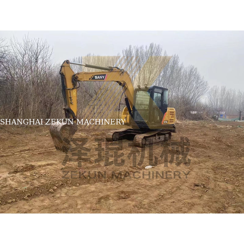 2020 Sany SY75C tweedehands Crawler Excavator met 0,28 m3 Bucket Capacity in Shanghai
