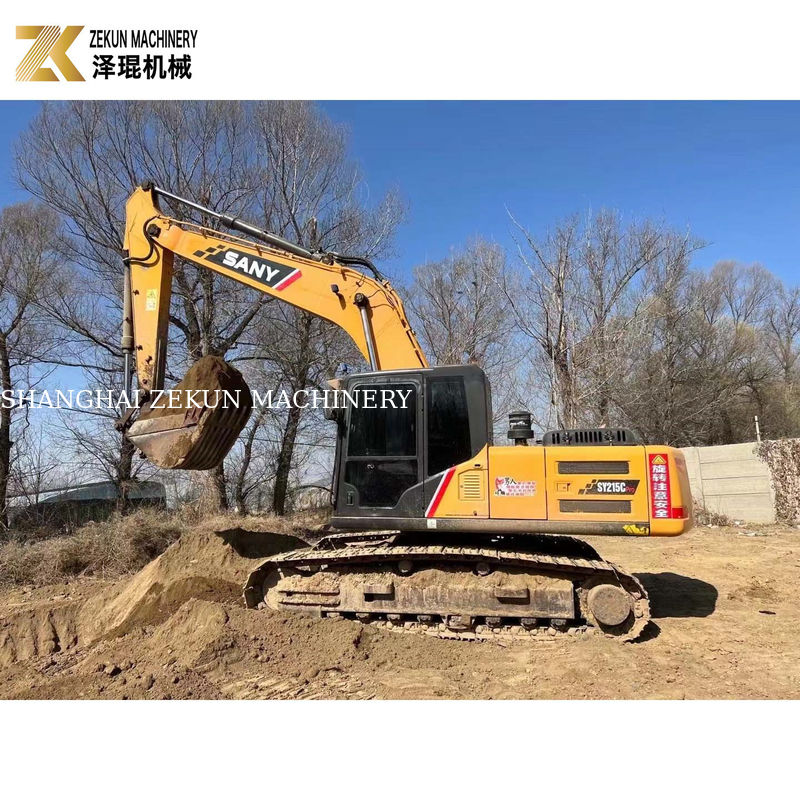 2017 Sany SY215C Pro Excavator 1.2M3 Bucket Capacity Gebruikte Sany Excavator