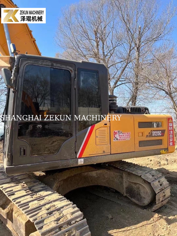 2017 Sany SY215C Pro Excavator 1.2M3 Bucket Capacity Gebruikte Sany Excavator