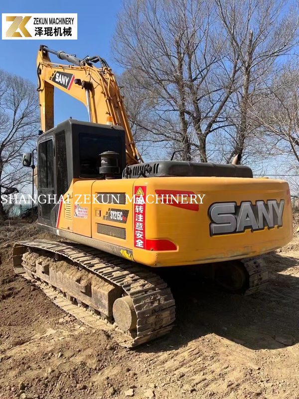 2017 Sany SY215C Pro Excavator 1.2M3 Bucket Capacity Gebruikte Sany Excavator