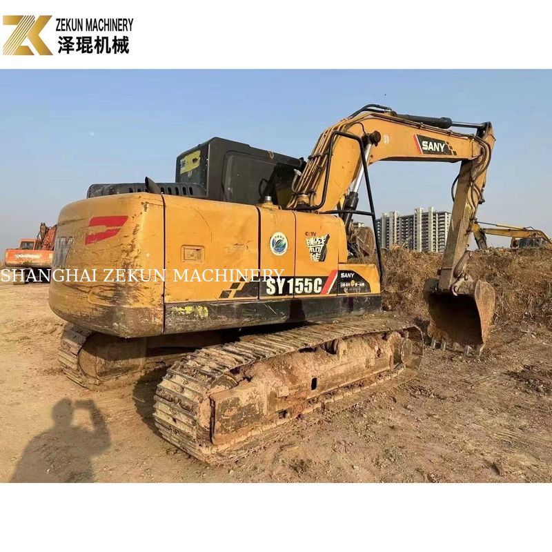 Hydraulische cilinder andere 13 ton Gebruikte Sany Crawler Excavator SY135C-8 SY135C-9