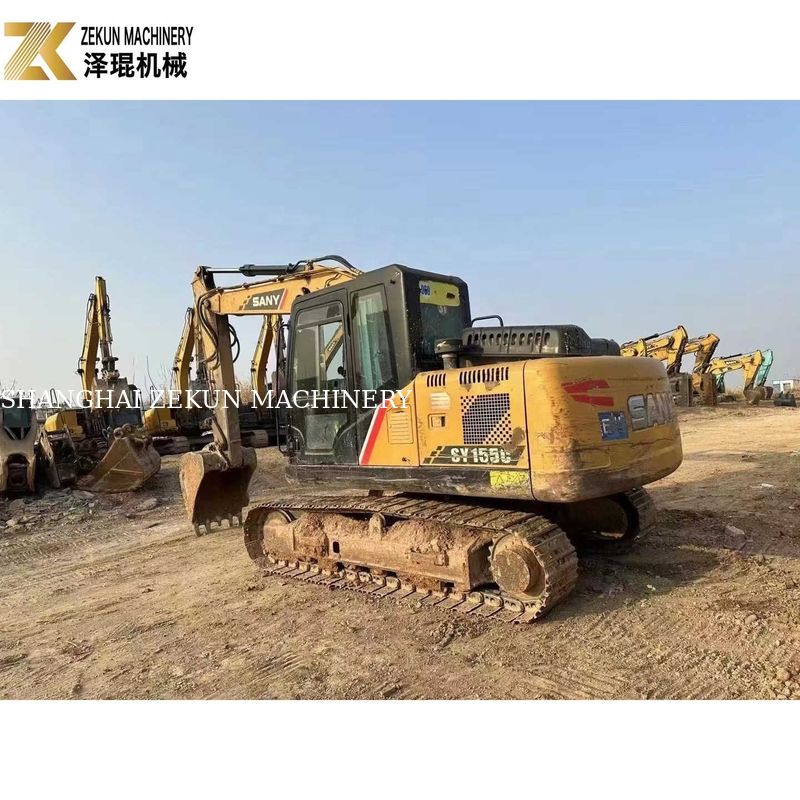 Hydraulische cilinder andere 13 ton Gebruikte Sany Crawler Excavator SY135C-8 SY135C-9