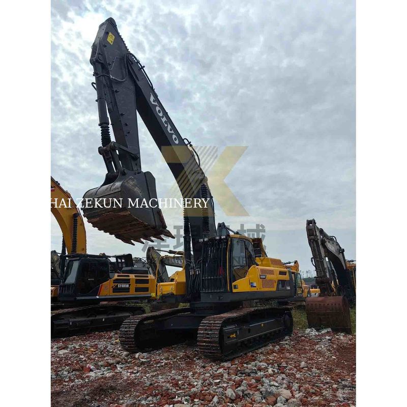 Gebruikte Volvo Ec480DL graafmachine met een emmercapaciteit van 1,77-3,8m3 en in goede staat