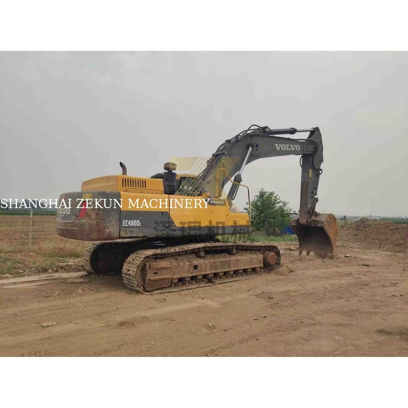 Gebruikte Volvo EC480DL 48T graafmachine 1.77-3.8m3 emmer Korea Import